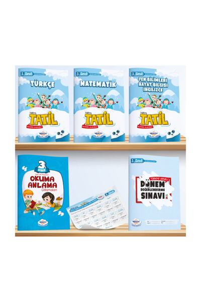 öğretmen evde Öğretmen Evde Yayınları 3. Sınıf Yarıyıl Tatil Seti (2019-2020)