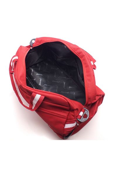 JANVIER Red Unisex Medium Size Sports Bag