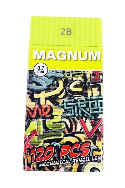 MAGNUM رأس قلم متعدد الاستخدامات 0.7 مم 2b Min 120 قطعة 60 مم