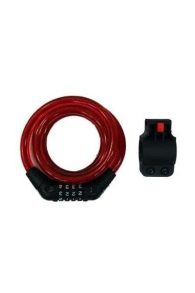 OEM Zhonglı Kırmızı Şifreli Bisiklet Kiliti 12x1200mm