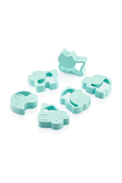 Bayev Mint 6-Piece Christmas Model Crystal Cookie Mold 273