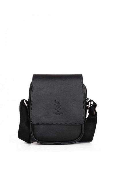U.S. Polo Assn. Geantă neagră pentru bărbați Polo Assn - Plevr8429