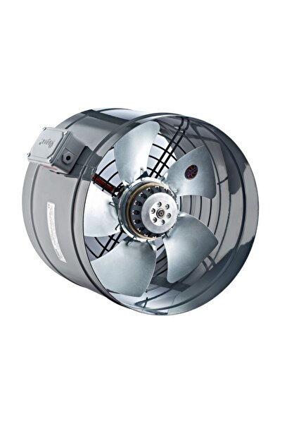 AYAS 35.5 cm Çapında Yba-355-2k-m 3000 D/d 220 230 Volt Monofaze Kanal Tipi Aksiyal Fan Aspiratör