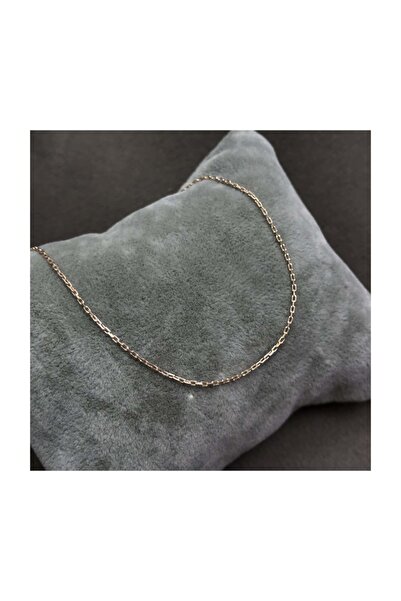 Midyat Nurtaş Gümüş Forse Model Rose Kaplama Bayan Gümüş Zincir 201014968