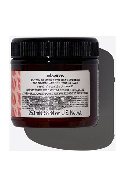 Davines Alchemic Coral Conditioner - Hair Conditioner with Coral Color Pigment Content 250 ml