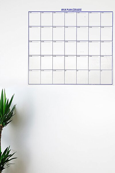 Buffer Sticker Aylık Planlayıcı Takvim (110 x 100 cm)