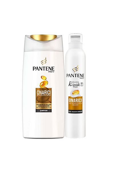 Pantene Repairing and Protective Care 360 ml Shampoo + 180 ml Foam Hair Care Cream