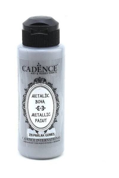 Cadence Metalik Boya 120 ml  235 Parlak Gümüş
