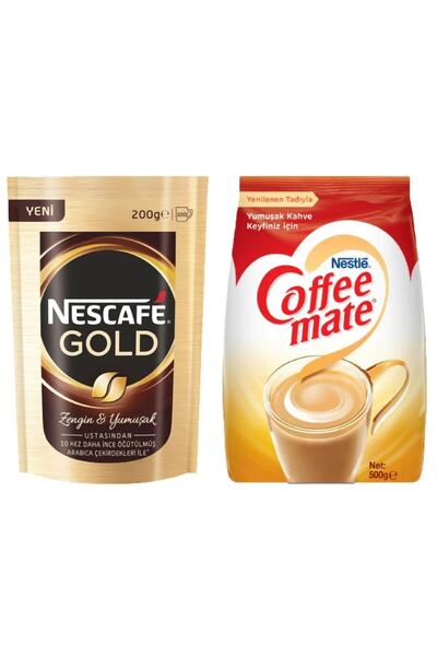 Nestle Nescafe Gold 200 gr + Coffee Mate 500 gr Fırsat Paketi