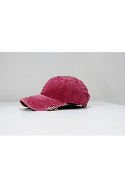 siyasastar Eskitme Beyzbol Kep Tarzı Piercingli Şapka