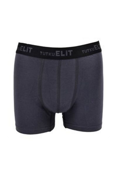 Tutku Elit Pack of 6 Modal Elastane Men's Boxers Smoked