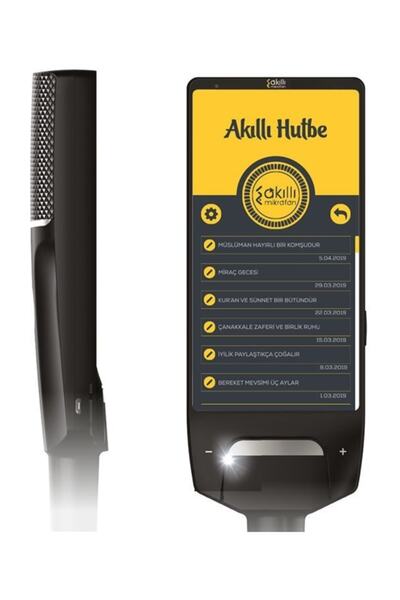 IZOLY Akıllı Mikrofon Dokunmatik Ekranlı Wifi Destekli