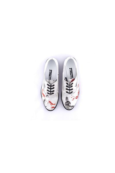 Streetfly Pantofi oxford imprimați pentru damă