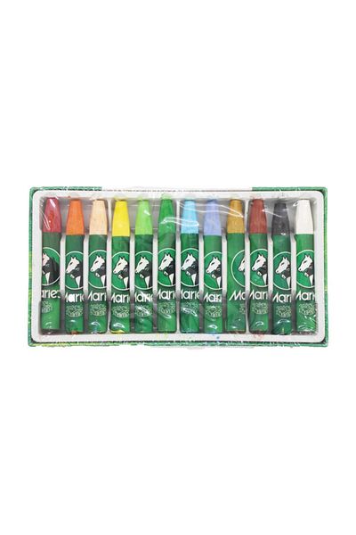 Maries Maries Crayon 12 Colors with Cardboard Box