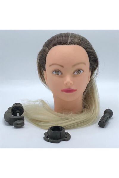 Peruk Market Manichin de antrenament pentru coafor cu fibre sintetice Ombreli