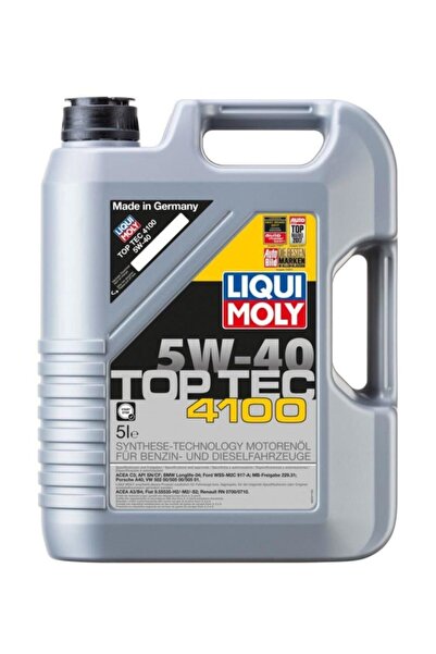 Liqui Moly MOTOR YAĞI 5W-40 TOP TEC 4100 (5 Litre) 9511