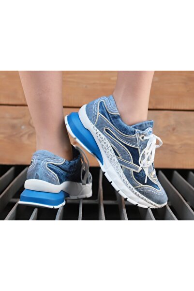 StarBlueMooN Kadın Kot Spor Ayakkabı