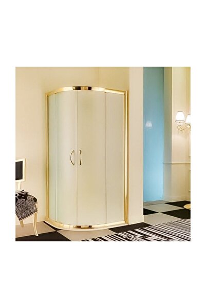 Duşakabincim 90x90 Cm Gold Altın Sarı Duşakabin
