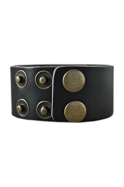 LADYMİRAGE Charlie Chaplin Original Leather Bracelet