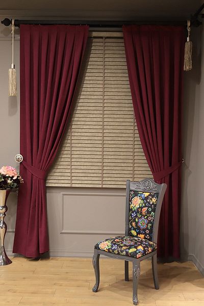 perhal perde ve halı Pleated Velvet Honeycomb Textured Single Wing Background Curtain
