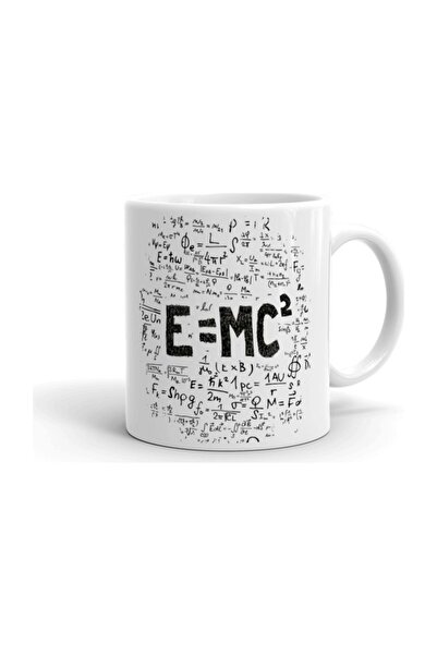 Hamiki E=Mc2 Design Ceramic Imported Porcelain Ceramic Mug Cup