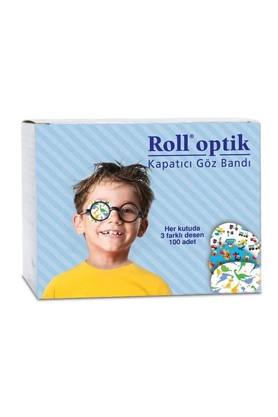 Roll شريط تغطية العين للأولاد 100 قطعة (ألوان مختلطة)