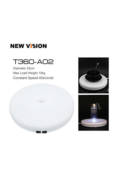 Vision Ürün Çekimi Için 360 Derece Elektrikli Döner Tabla Turntable