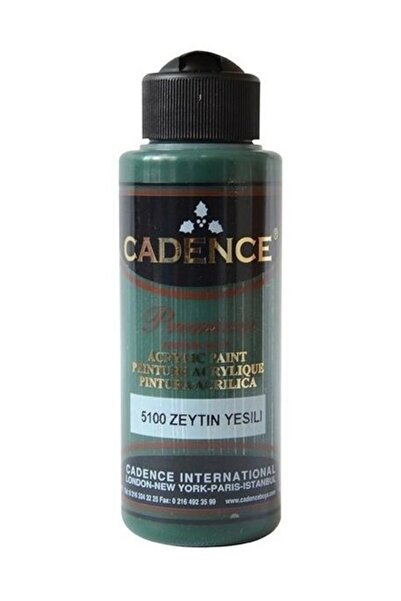 Cadence Akrilik Boya 120 ml. 5100 Zeytin Yeşili