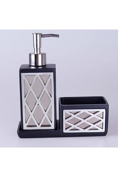 By Selim Felica Liquid Sponge Holder - μαύρο/ασημί