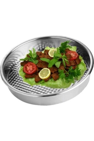 Generic Brand Sada Sun Motif Steel Raw Meatball Tray No:4- 38 Cm