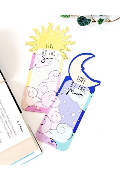 Genel Markalar Gece Ve Gündüz 2'li Kitap Ayracı, Kalın Karton Ayraç, Bkm2980387