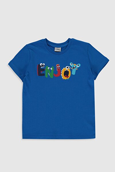 LC Waikiki Boy's Dark Blue Hfu T-Shirt