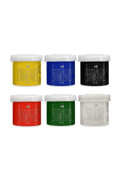 Faber Castell Faber-castell Parmak Boyası 6 Renk