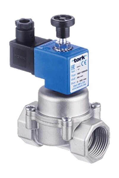 TORK Marka Doğalgaz Selenoid Valfi Gaz Dedektörü Için 1''