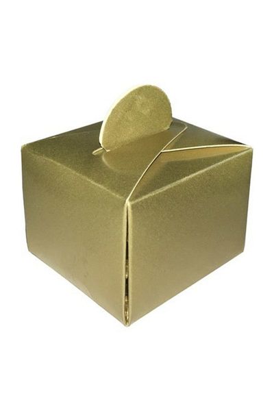 TATLI GÜNLER Turkish Delight Bowl Cardboard Solid Color Patternless Gold Quantity: 50 Kl: 75 Width: 4.5cm Height: 3.5cm