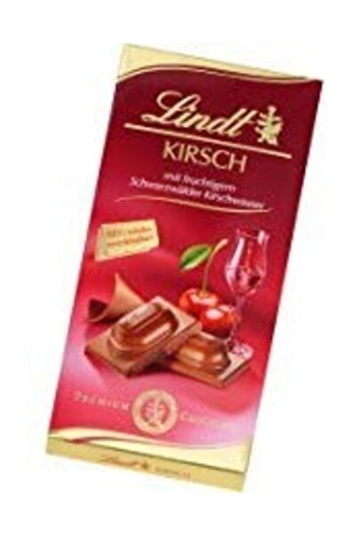 Lindt Σοκολάτα γάλακτος με λικέρ κεράσι 100 γρ.