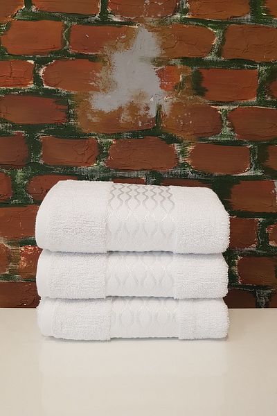 Özdilek Elissa 3-pack Towel - White