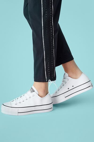 Converse Chuck Taylor All Star Leather Platform Kadın Günlük Spor Ayakkabı