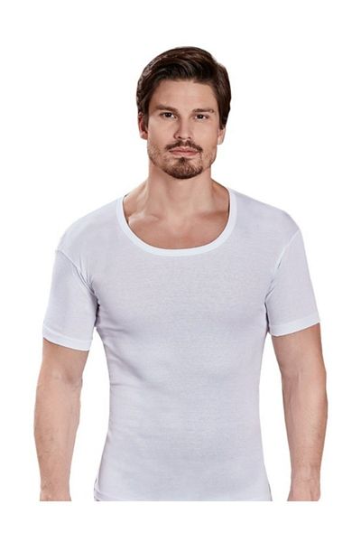 Berrak Pack of 6 1002 Men's Classic Cotton Undershirt Undershirt