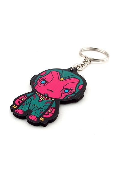 Solfera Marvel Avengers Vision Comics - MDF Wooden Keychain KC793