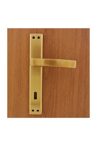 Azimkar Hırdavat Yelken Kapı Kolu Albifirin Saten Sarı Aynalı Wc