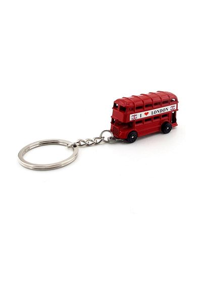 Solfera London Bus London Red Bus Metal Keychain Kc803