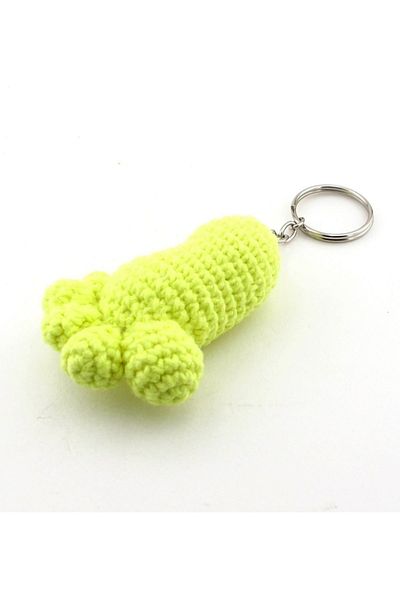Solfera Organic Stringed Handmade Knitted Baby Foot Foot Keychain Kc821
