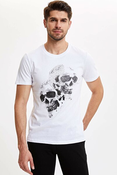 DeFacto Футболка з тонкою горловиною для екіпажу Tisort