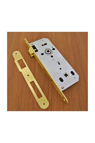 Azimkar Hırdavat Sarı Rulmanlı Oval Wc Kilidi 40 Mm