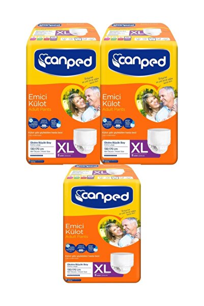 Canped Emici Külot Xl 8x3:24 Adet (130-170 Cm)