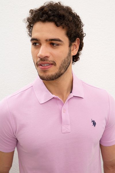 U.S. Polo Assn. Ανδρικό μπλουζάκι πόλο με λαιμόκοψη G081GL011.000.739379