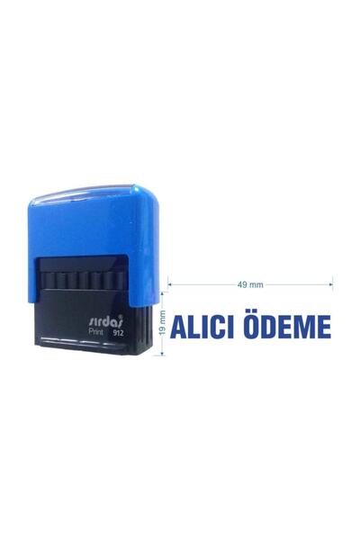 Sırdaş 912 ختم أزرق آلي لباد أزرق مع كتابة "دفع المشتري".