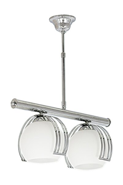 demet habek mylights Mylights Ikili Krom Kaplama Opal Beyaz Cam Modern Avize ...