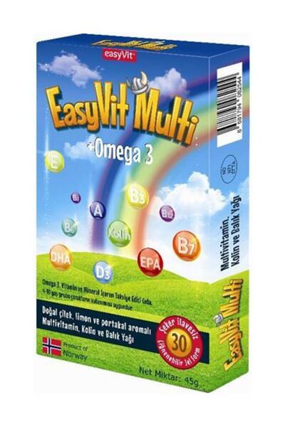 Easy Fishoil Multi +omega 3 30 - Chewable Gel Form